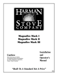 Harman Stove Company III Stove User Manual