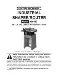 Harbor Freight Tools 95668 Router User Manual