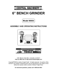 Harbor Freight Tools 90003 Grinder User Manual