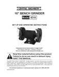 Harbor Freight Tools 6510 Grinder User Manual