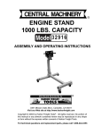 Harbor Freight Tools 32916 Remote Starter User Manual
