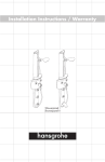 Hans Grohe 06549XX0 Plumbing Product User Manual