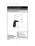 Hamilton Beach 840142000 Coffeemaker User Manual