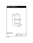 Hamilton Beach 840124800 Coffeemaker User Manual