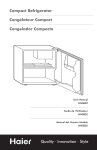Haier HNSB02 Refrigerator User Manual