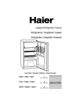 Haier ESR042PBB Refrigerator User Manual