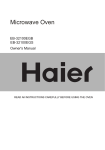Haier EB-32100EGB Microwave Oven User Manual