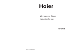 Haier EB-2485E Microwave Oven User Manual