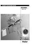 Haier Automatic Drum Washing Machine Washer User Manual