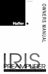 Hafler IRIS Stereo Amplifier User Manual