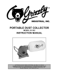 Grizzly G1163 Dust Collector User Manual