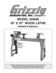 Grizzly G0698 Lathe User Manual