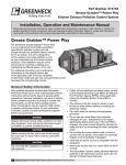 Greenheck Fan 474754 Ventilation Hood User Manual