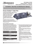 Greenheck Fan 474753 Ventilation Hood User Manual