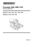 Gravely 250Z Lawn Mower User Manual