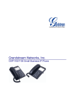 Grandstream Networks GXP1100/1105 IP Phone User Manual