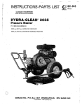 Graco Inc. 801-643 Pressure Washer User Manual