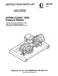 Graco Inc. 308-522 Pressure Washer User Manual