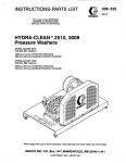 Graco Inc. 2510 Pressure Washer User Manual