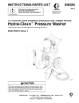 Graco Inc. 226314 Pressure Washer User Manual