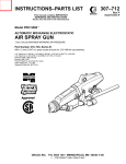 Graco Inc. 218-745 Paint Sprayer User Manual