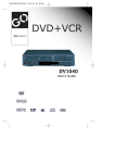 GoVideo DV1040 DVD VCR Combo User Manual
