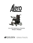 Golden Technologies GP52 Mobility Aid User Manual