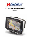 Globalsat Technology GTV-580 GPS Receiver User Manual