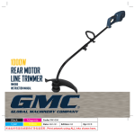 Global Machinery Company RM1000 Trimmer User Manual