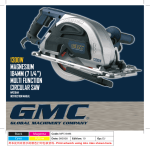 Global Machinery Company MPS184M Saw User Manual