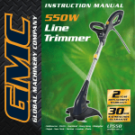 Global Machinery Company LT550 Trimmer User Manual