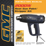 Global Machinery Company HG2000K Heat Gun User Manual