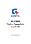 Gigabyte GN-AP101B Network Router User Manual
