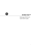 GE PMCS 6.15 Water System User Manual