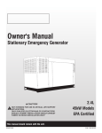 Generac QT04524ANSX	 Portable Generator User Manual