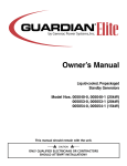 Generac Power Systems 005040-0, 005040-1, 005053-0, 005053-1, 005054-0, 005054