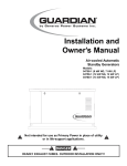 Generac 04758-1, 04759-1, 04760-1 Portable Generator User Manual
