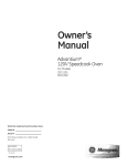 GE Monogram ZSC1201 Oven User Manual