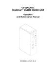 GE GE OSMONICS MILLENIUMTM REVERSE OSMOSIS UNIT Water Dispenser User Manual