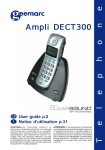 Geemarc T300 Telephone User Manual