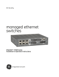 GE D7600 Series Switch User Manual