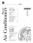 GE ASM06* Air Conditioner User Manual