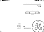 GE 7-5400 Stereo System User Manual