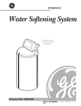 GE 6000A Water System User Manual