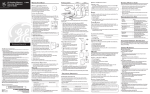 GE 2-942112 Telephone User Manual