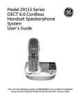 GE 29115 Cordless Telephone User Manual