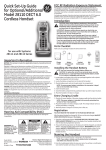 GE 28111 Cordless Telephone User Manual