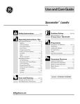 GE 175D1807P523 Washer/Dryer User Manual