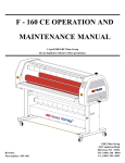 GBC F - 160 CE Laminate Trimmer User Manual