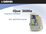 Garmin ique 3600a GPS Receiver User Manual
